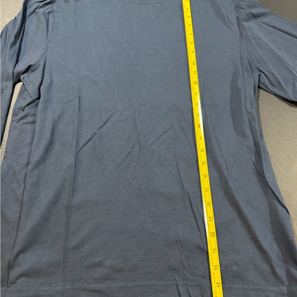 LL Bean - Men's Long Sleeve Crew Neck Shirts - Blue and Gray - Picture 4 of 5